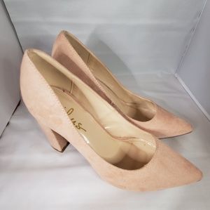 Lulus Dusty Pink Thick Pumps